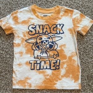 Star Wars Orange Tie-Dye Snack Time Tee